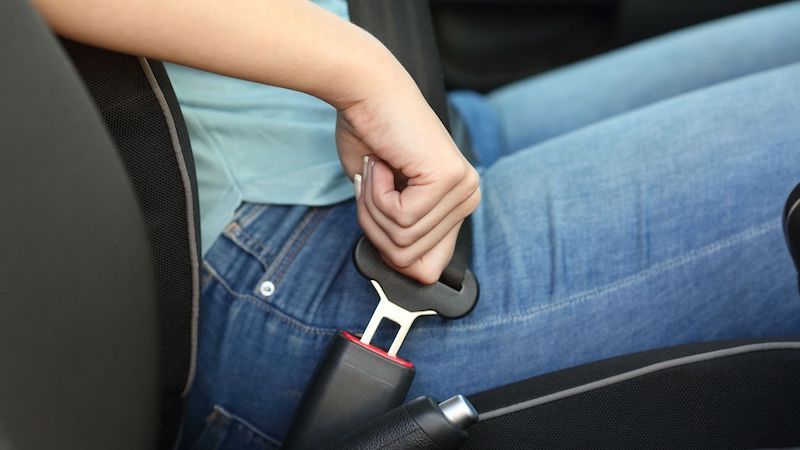 Panneau ceinture de sécurité obligatoire